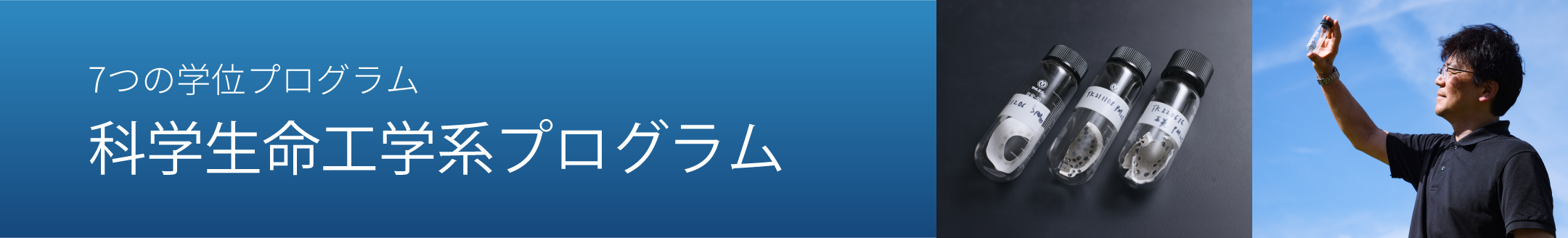 7つの学位プログラム　科学生命工学系プログラム